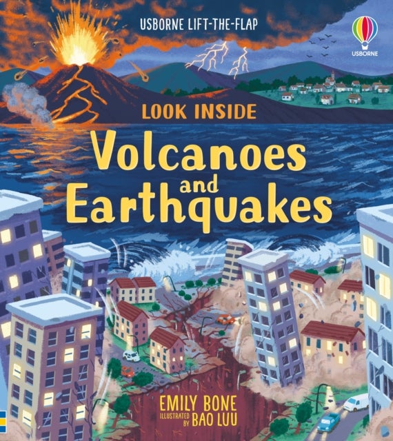 Bilde av Look Inside Volcanoes And Earthquakes Av Laura Cowan, Emily Bone