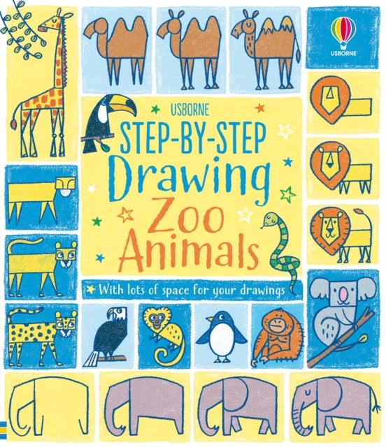 Bilde av Step-by-step Drawing Zoo Animals Av Fiona Watt