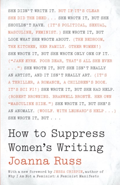 How to Suppress Women's Writing