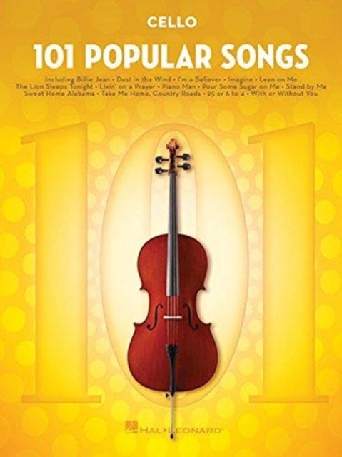 101 Popular Songs - For Cello
