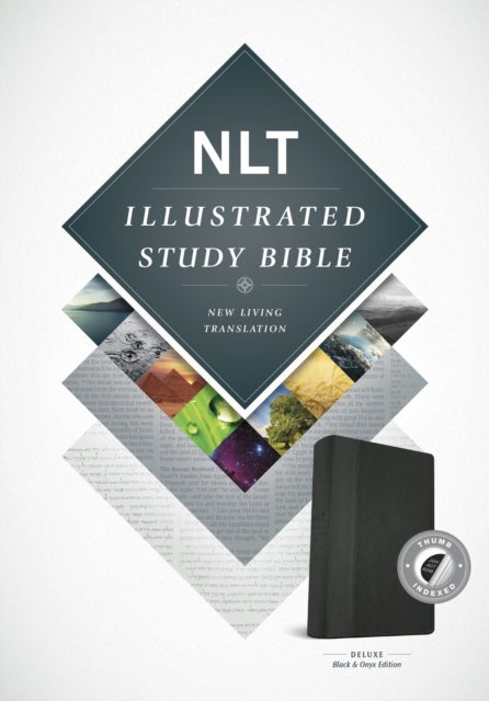 Bilde av Nlt Illustrated Study Bible Tutone Black/onyx, Indexed Av Tyndale