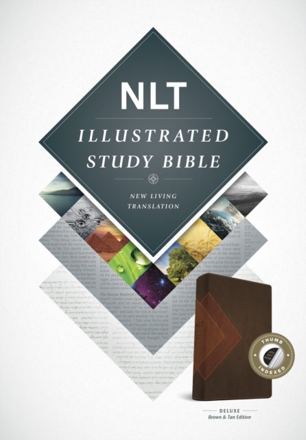 Bilde av Nlt Illustrated Study Bible Tutone Brown/tan, Indexed Av Tyndale