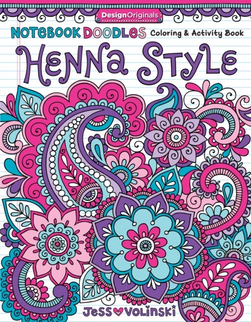 Notebook Doodles Henna Style - Coloring & Activity Book