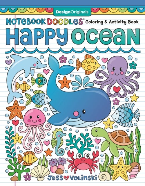 Notebook Doodles Happy Ocean - Coloring & Activity Book