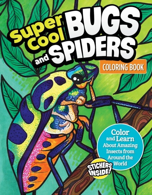 Bilde av Super Cool Bugs And Spiders Coloring Book Av Matthew Clark