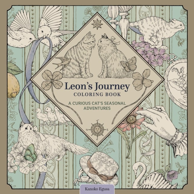 Leon's Journey Coloring Book - A Curious Cat's Seasonal Adventures