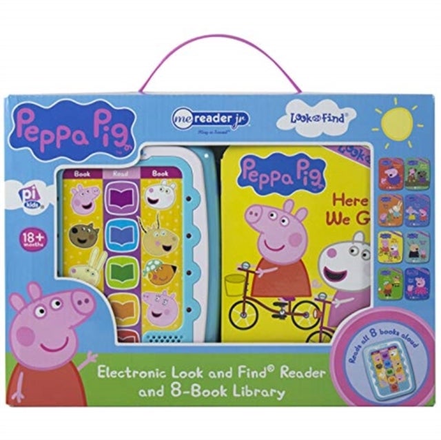 Bilde av Peppa Pig: Me Reader Jr Electronic Look And Find Reader And 8-book Library Sound Book Set Av Pi Kids