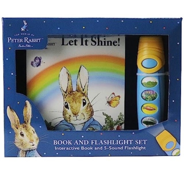 Bilde av World Of Peter Rabbit Let It Shine Book And 5 Sound Flashlight Set Av P I Kids
