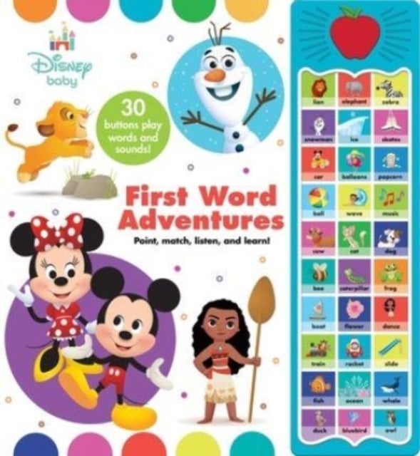 Bilde av Disney Baby: First Word Adventures Sound Book Av Pi Kids