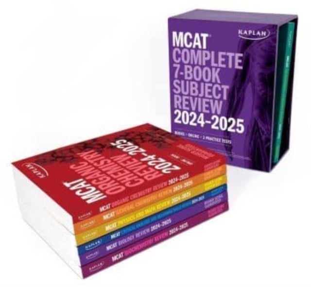 Bilde av Mcat Complete 7-book Subject Review 2024-2025, Set Includes Books, Online Prep, 3 Practice Tests Av Kaplan Test Prep