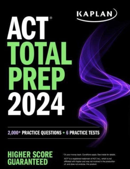 Bilde av Act Total Prep 2024: Includes 2,000+ Practice Questions + 6 Practice Tests Av Kaplan Test Prep