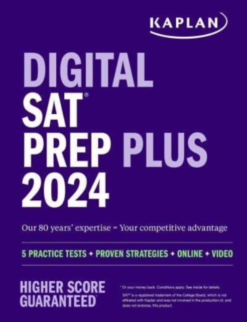 Bilde av Digital Sat Prep Plus 2024: Includes 1 Realistic Full Length Practice Test, 700+ Practice Questions Av Kaplan Test Prep