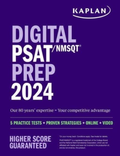 Bilde av Digital Psat/nmsqt Prep 2024 With 1 Full Length Practice Test, Practice Questions, And Quizzes Av Kaplan Test Prep