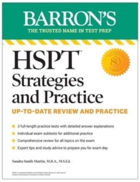HSPT Strategies and Practice, Second Edition: 3 Practice Tests + Comprehensive Review + Practice + S