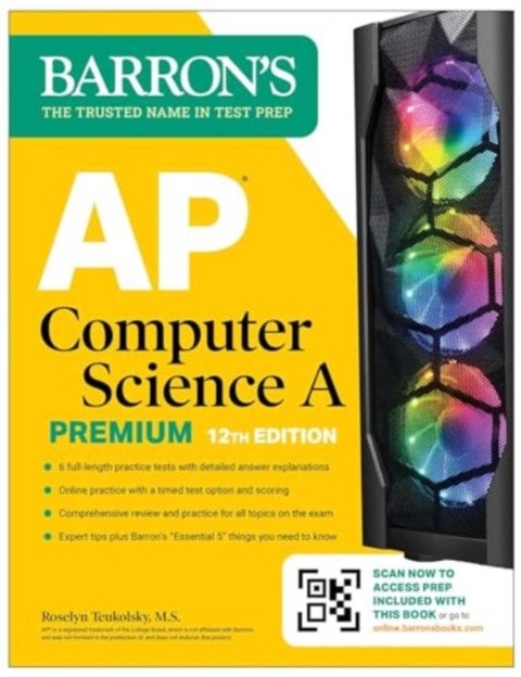 AP Computer Science A Premium, 12th Edition: Prep Book with 6 Practice Tests + Comprehensive Review