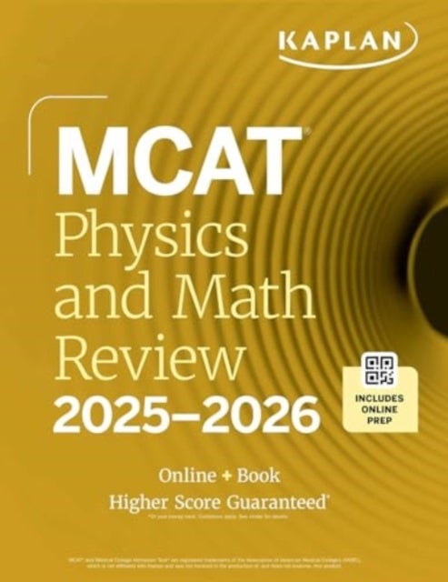 MCAT Physics and Math Review 2025-2026 - Online + Book