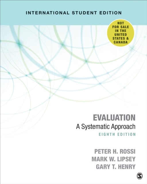 Bilde av Evaluation - International Student Edition Av Peter H. Rossi, Mark W. Lipsey, Gary T. Henry