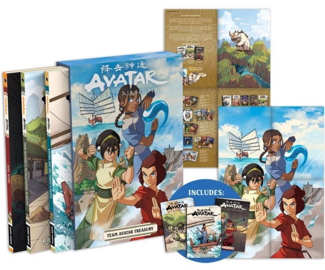 Bilde av Avatar: The Last Airbender -- Team Avatar Treasury Boxed Set (graphic Novels) Av Faith Erin Hicks