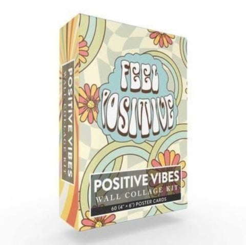 Positive Vibes Wall Collage Kit - 60 (4" x 6") Poster Cards