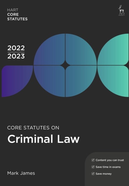Bilde av Core Statutes On Criminal Law 2022-23 Av Mark James