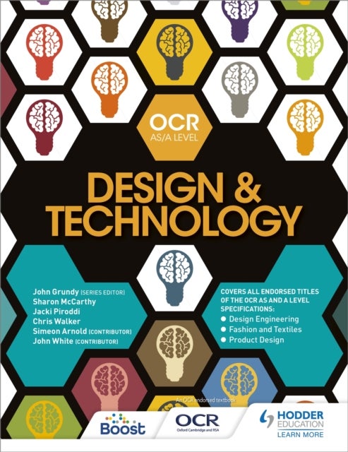 Bilde av Ocr Design And Technology For As/a Level Av John Grundy, Sharon Mccarthy, Jacki Piroddi, Chris Walker