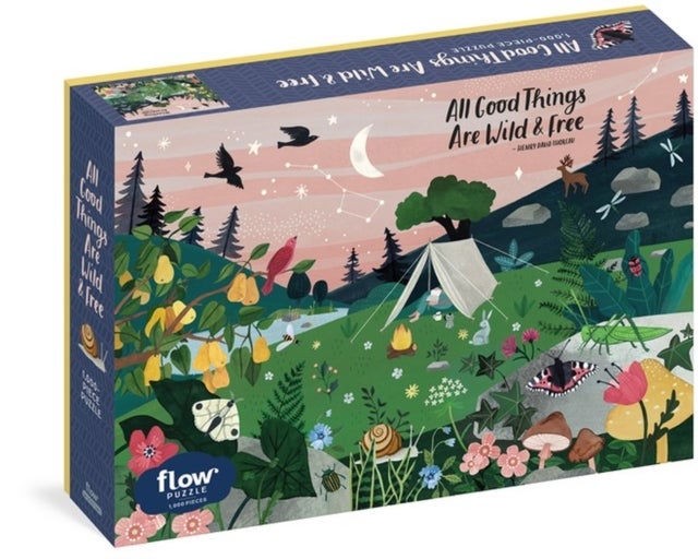 All Good Things Are Wild and Free 1,000-Piece Puzzle (Flow) Adults Families Picture Quote Mindfulnes