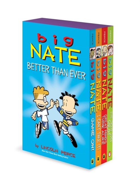 Bilde av Big Nate Better Than Ever: Big Nate Box Set Volume 6-9 Av Lincoln Peirce