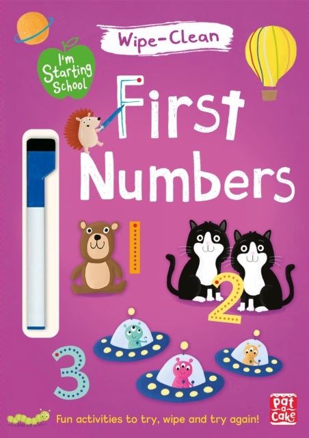 I'm Starting School: First Numbers - Wipe-clean book with pen