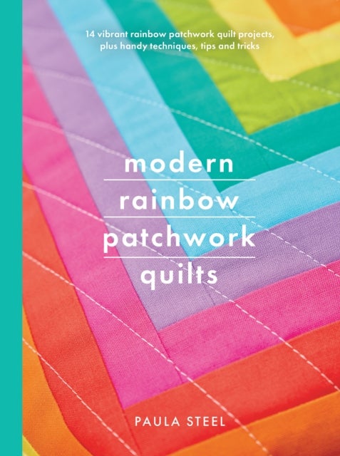 Bilde av Modern Rainbow Patchwork Quilts Av Paula Steel