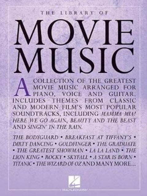 Bilde av The Library Of Movie Music Av Hal Leonard Publishing Corporation
