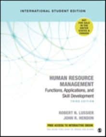 Human Resource Management - International Student Edition - Functions, Applications, and Skill Development