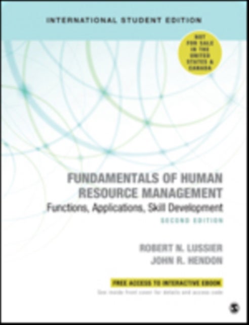 Bilde av Fundamentals Of Human Resource Management - International Student Edition Av Robert N. Lussier, John R. Hendon