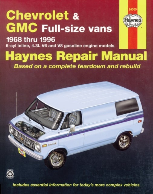 Bilde av Chevrolet &amp; Gmc Full-size Petrol Vans (1968-1996) Haynes Repair Manual (usa) Av Haynes Publishing