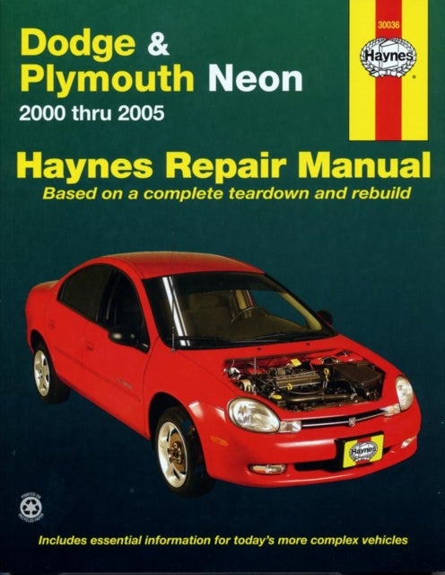 Bilde av Dodge &amp; Plymouth Neon (2000-2005) Haynes Repair Manual (usa) Av Haynes Publishing