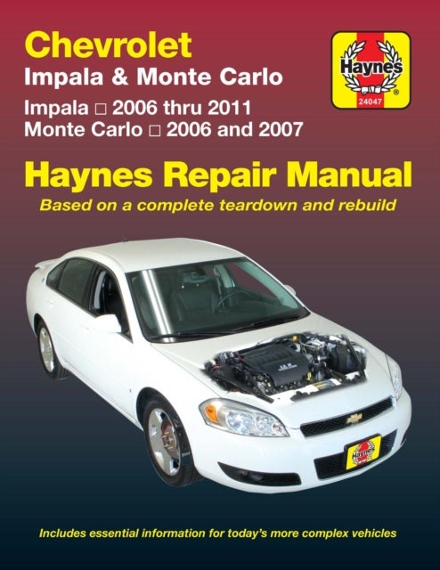 Bilde av Chevrolet Impala (2006-2011) &amp; Monte Carlo (2006-2007) Haynes Repair Manual (usa) Av Haynes Publishing
