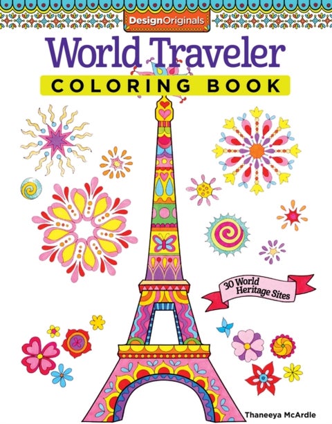 World Traveler Coloring Book - 30 World Heritage Sites