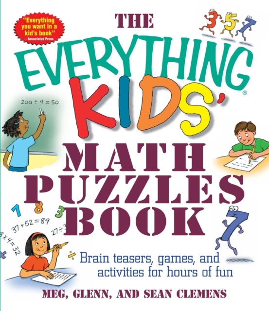 Bilde av The Everything Kids&#039; Math Puzzles Book Av Meg Clemens, Sean Glenn, Glenn Clemens, Sean Clemens