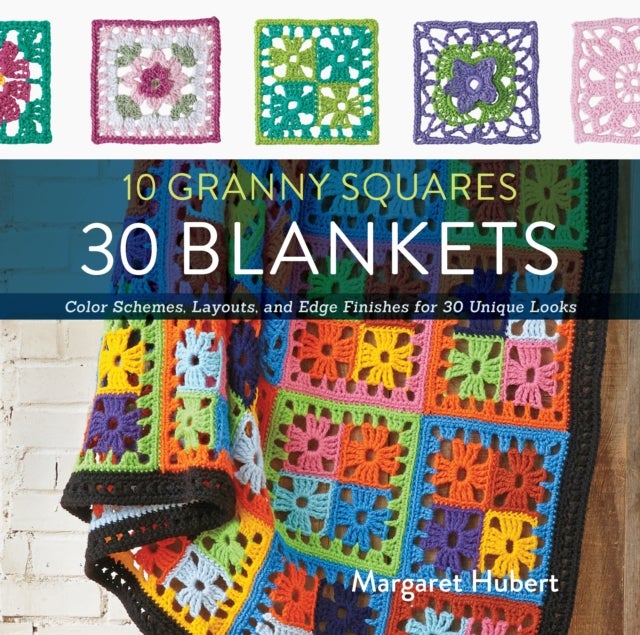 Bilde av 10 Granny Squares 30 Blankets Av Margaret Hubert