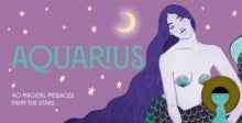 Aquarius Pocket Zodiac Cards - 40 Magical Messages from the Stars