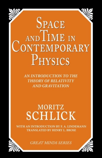 Bilde av Space And Time In Contemporary Physics Av Moritz Schlick