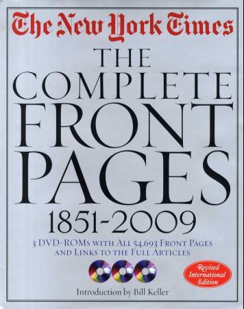 The New York Times - the complete front pages 1851-2009