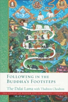 Bilde av Following In The Buddha&#039;s Footsteps Av His Holiness The Dalai Lama, Venerable Thubten Chodron