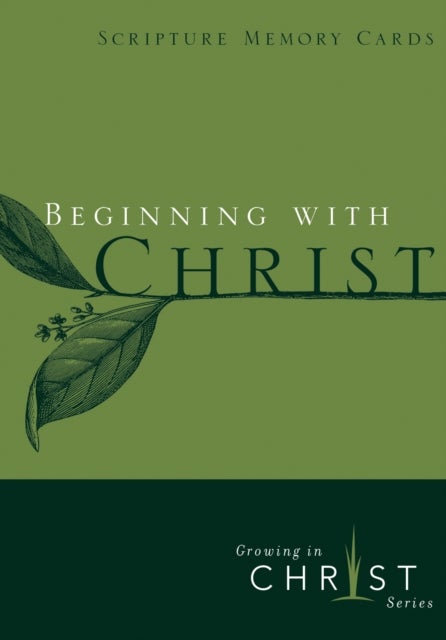 Beginning With Christ - Scripture Memory Cards
