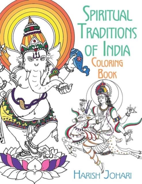 Bilde av Spiritual Traditions Of India Coloring Book Av Harish Johari