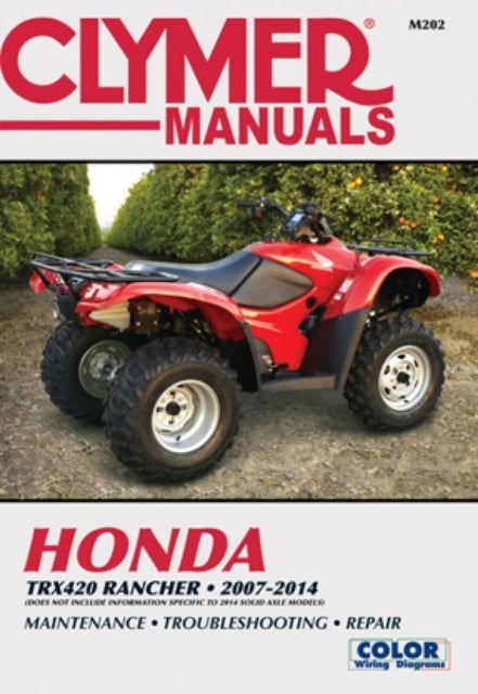 Honda TRX420 Rancher ATV (2007-2014) Service Repair Manual - 41821