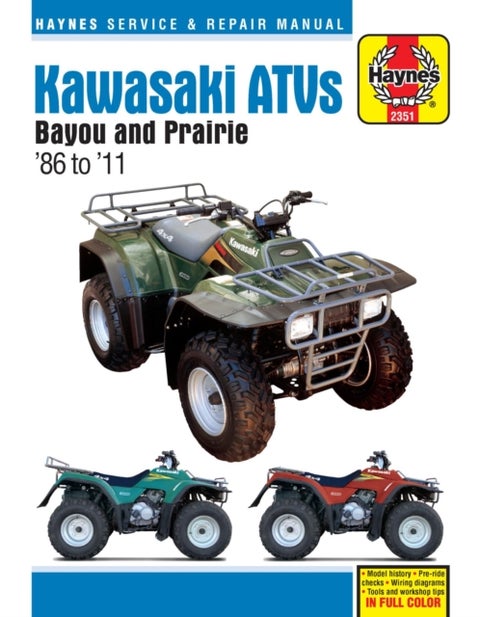 Kawasaki Bayou & Prarie ATVs (86 - 11) - 1986 - 2011