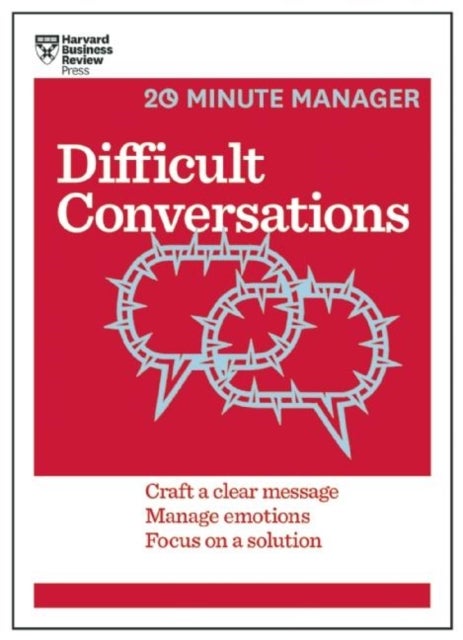 Bilde av Difficult Conversations (hbr 20-minute Manager Series) Av Harvard Business Review
