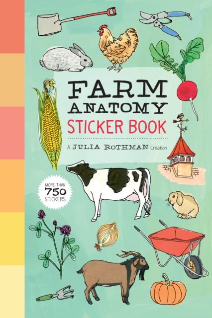 Bilde av Farm Anatomy Sticker Book Av Julia Rothman