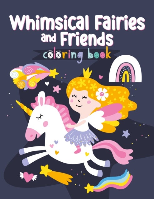 Bilde av Whimsical Fairies Coloring Book Av Clorophyl Editions