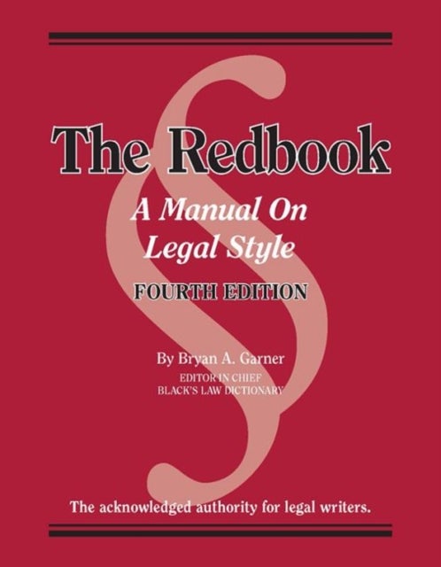 The Redbook av Bryan A. Garner